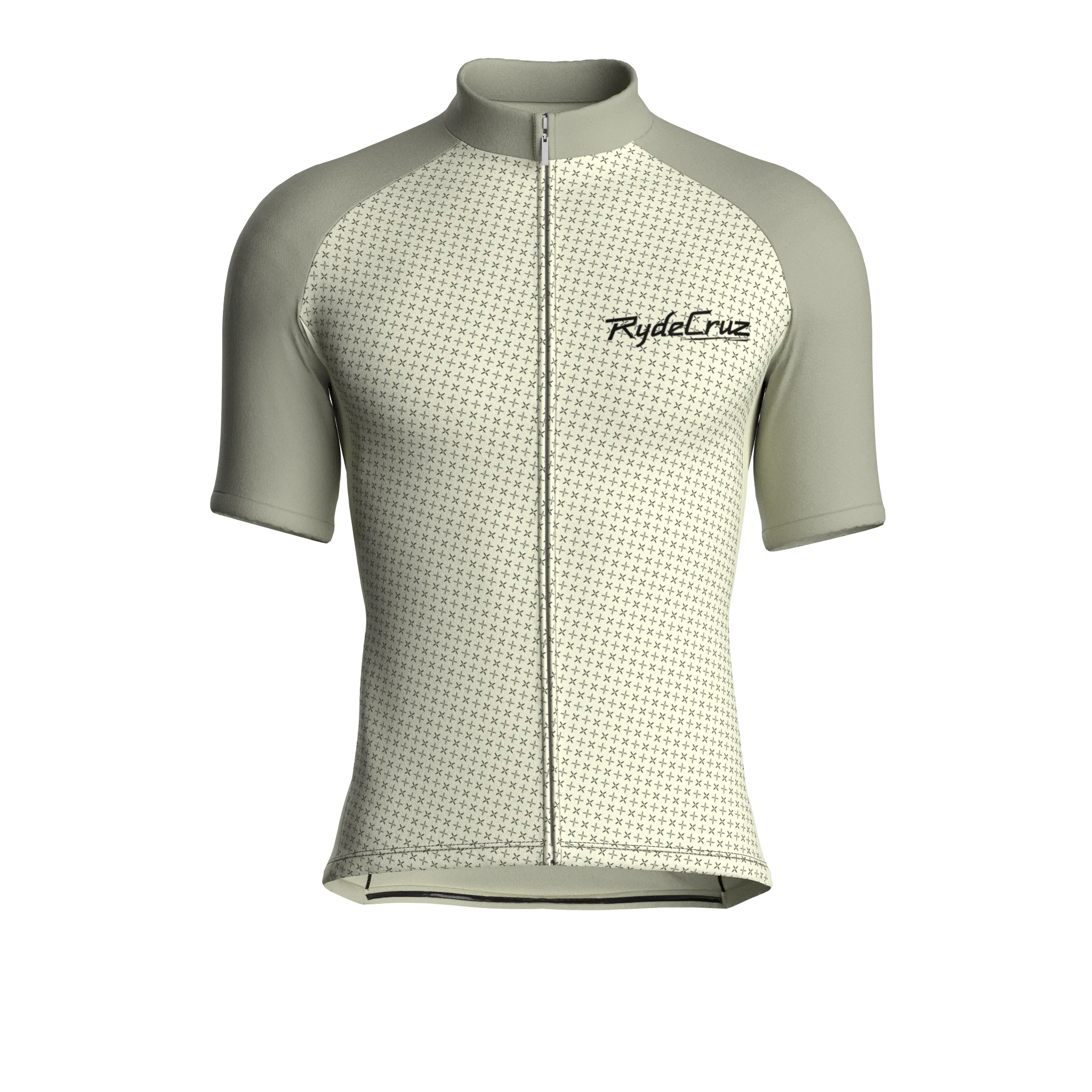 Swift Grid | Beige Male Short Sleeves Jersey