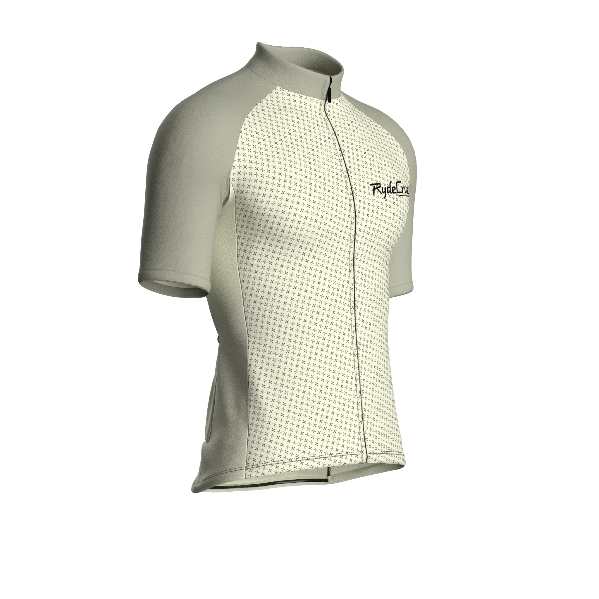 Swift Grid | Beige Male Short Sleeves Jersey