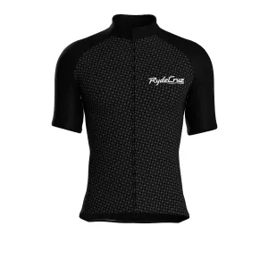 Swift Grid | Black Male Short Sleeves Jersey