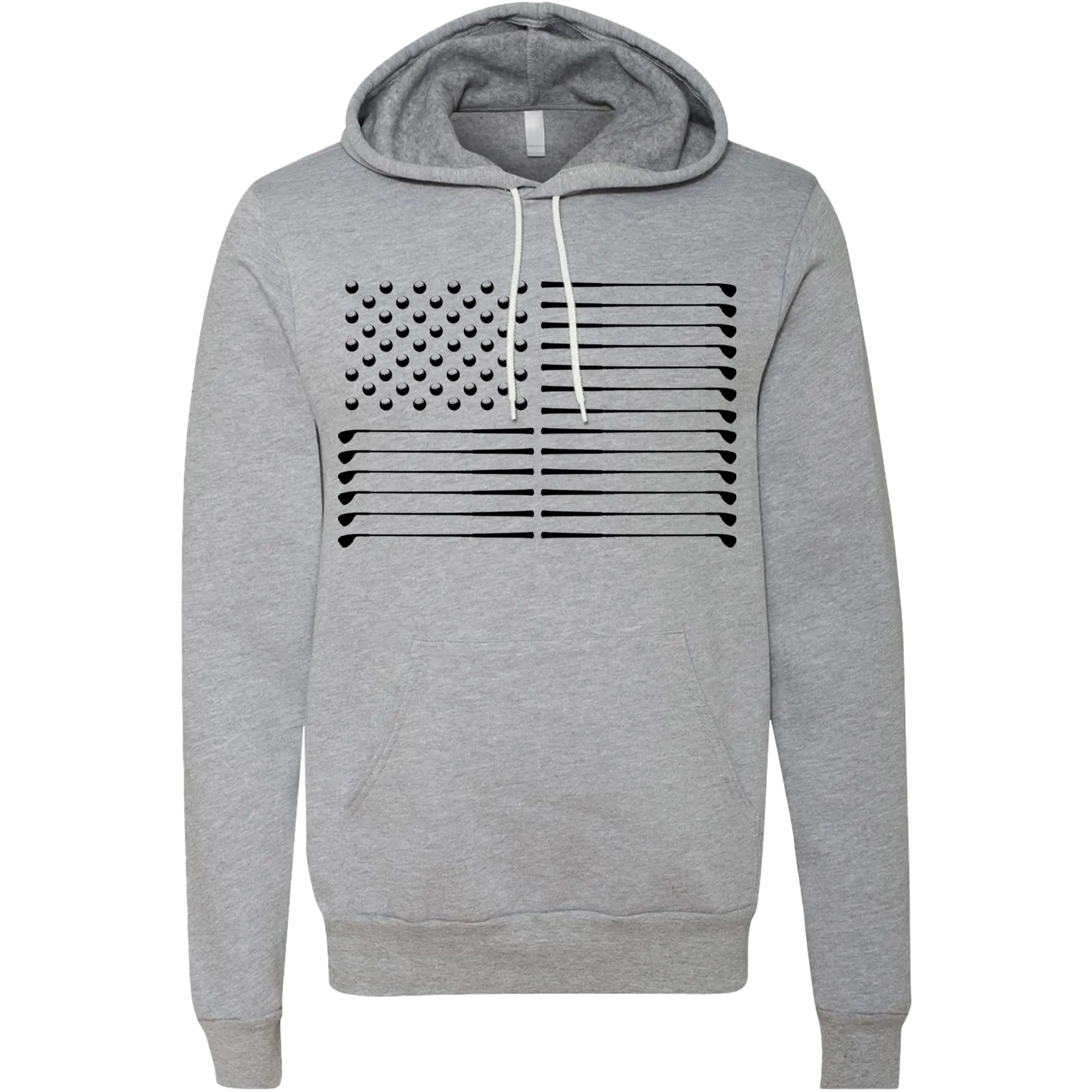 SwingJuice Golf Flag Unisex Hoodie Grey