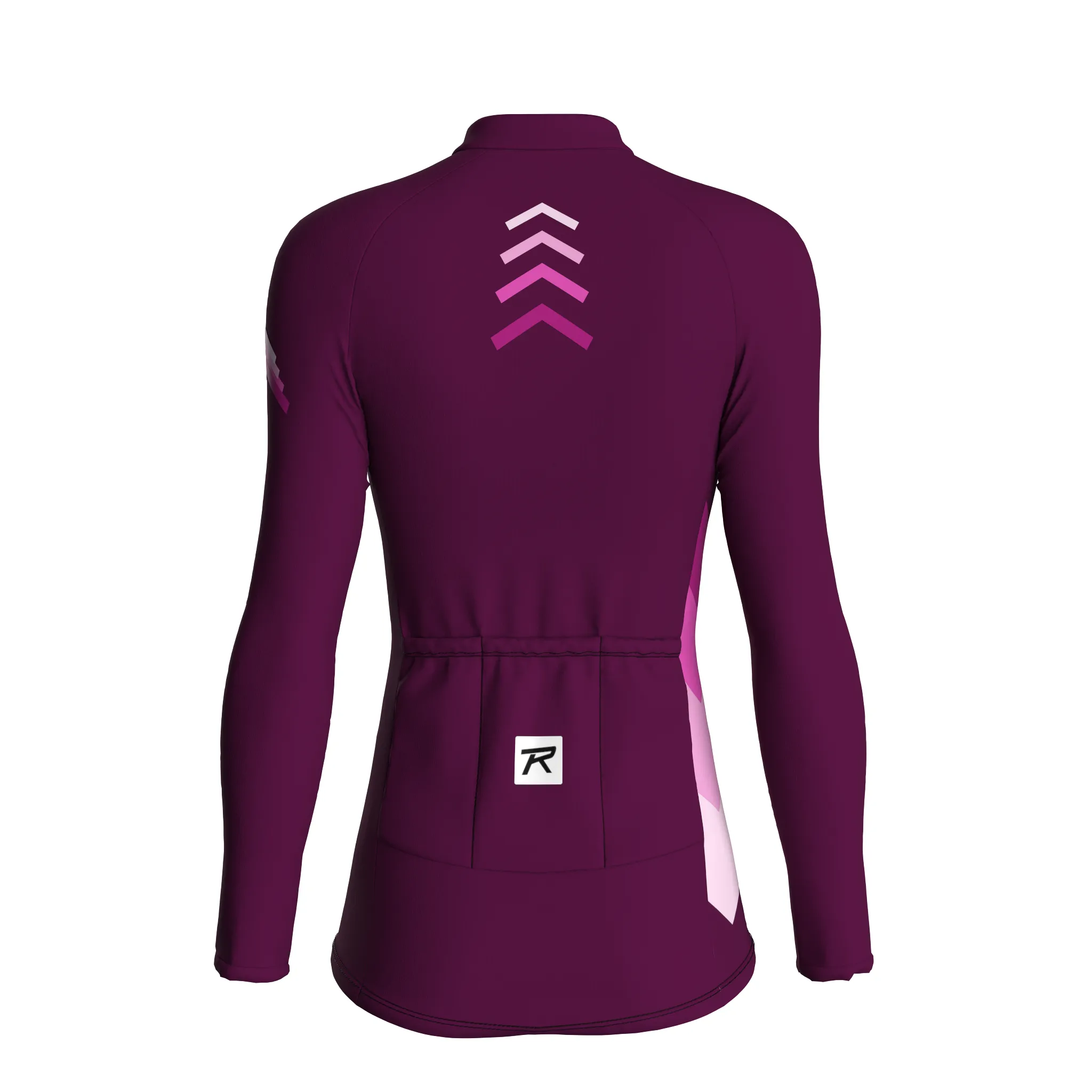 Synth Wave | Aubergine Female Long Sleeves Jersey