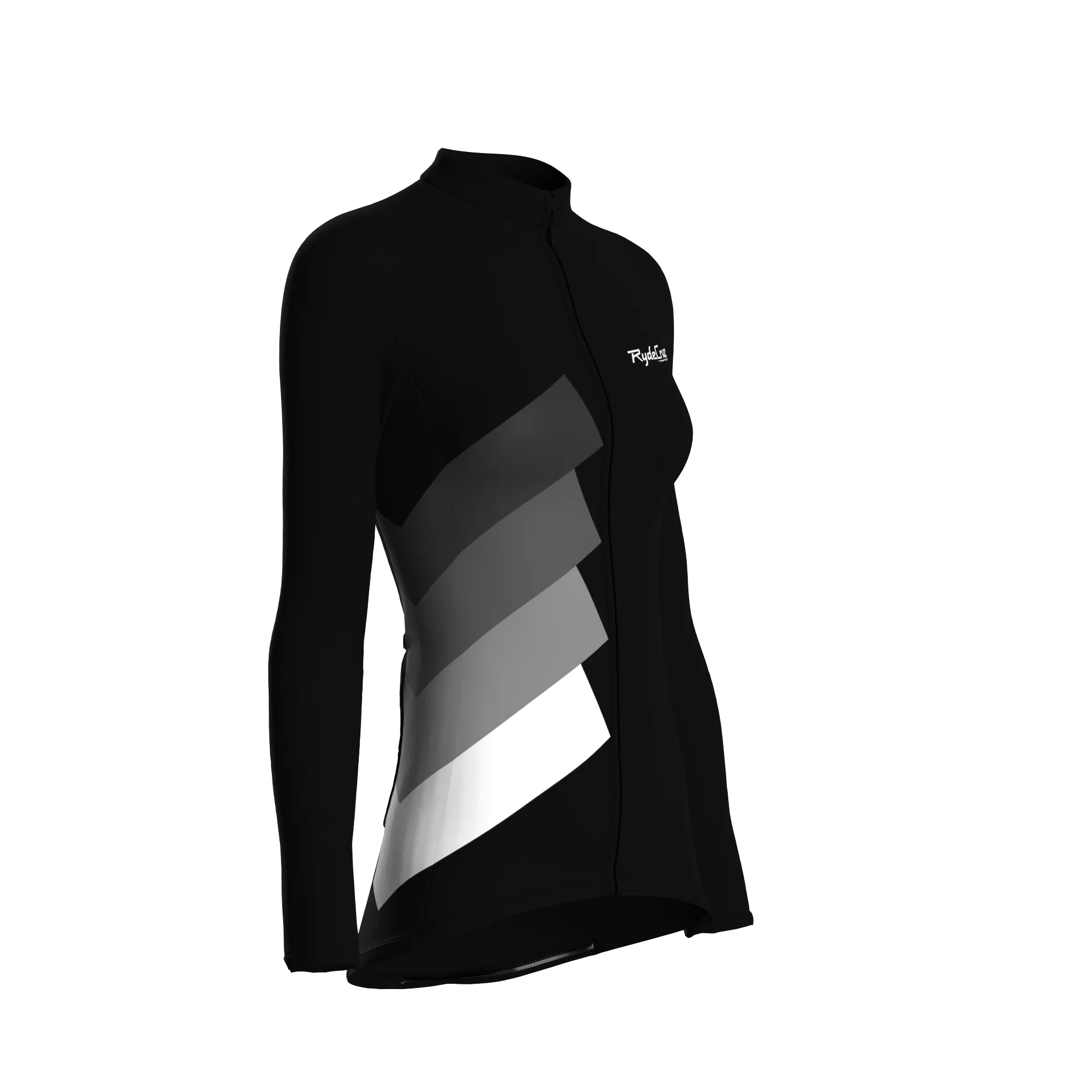 Synth Wave | Black Female Long Sleeves Jersey