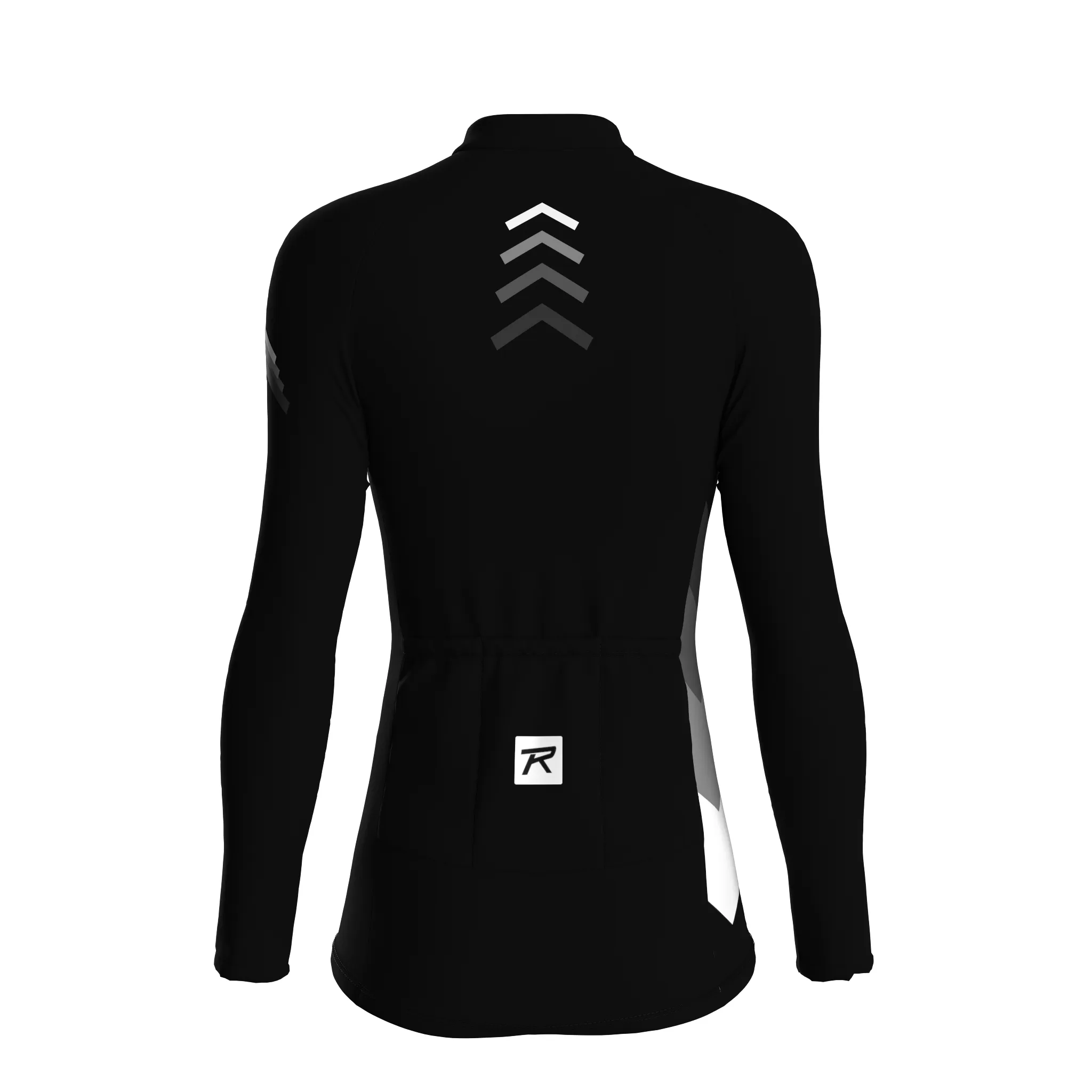 Synth Wave | Black Female Long Sleeves Jersey