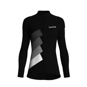 Synth Wave | Black Female Long Sleeves Jersey