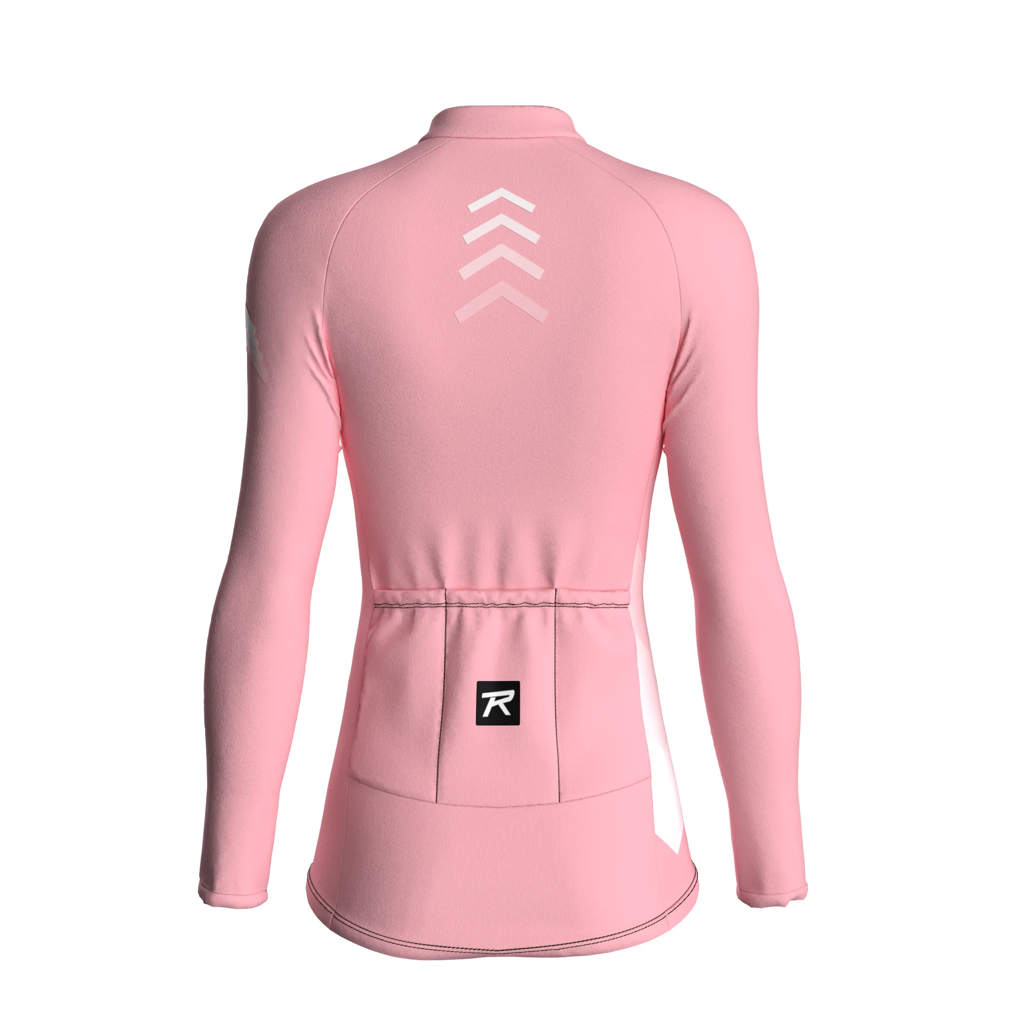 Synth Wave | Blush Pink Female Long Sleeves Jersey