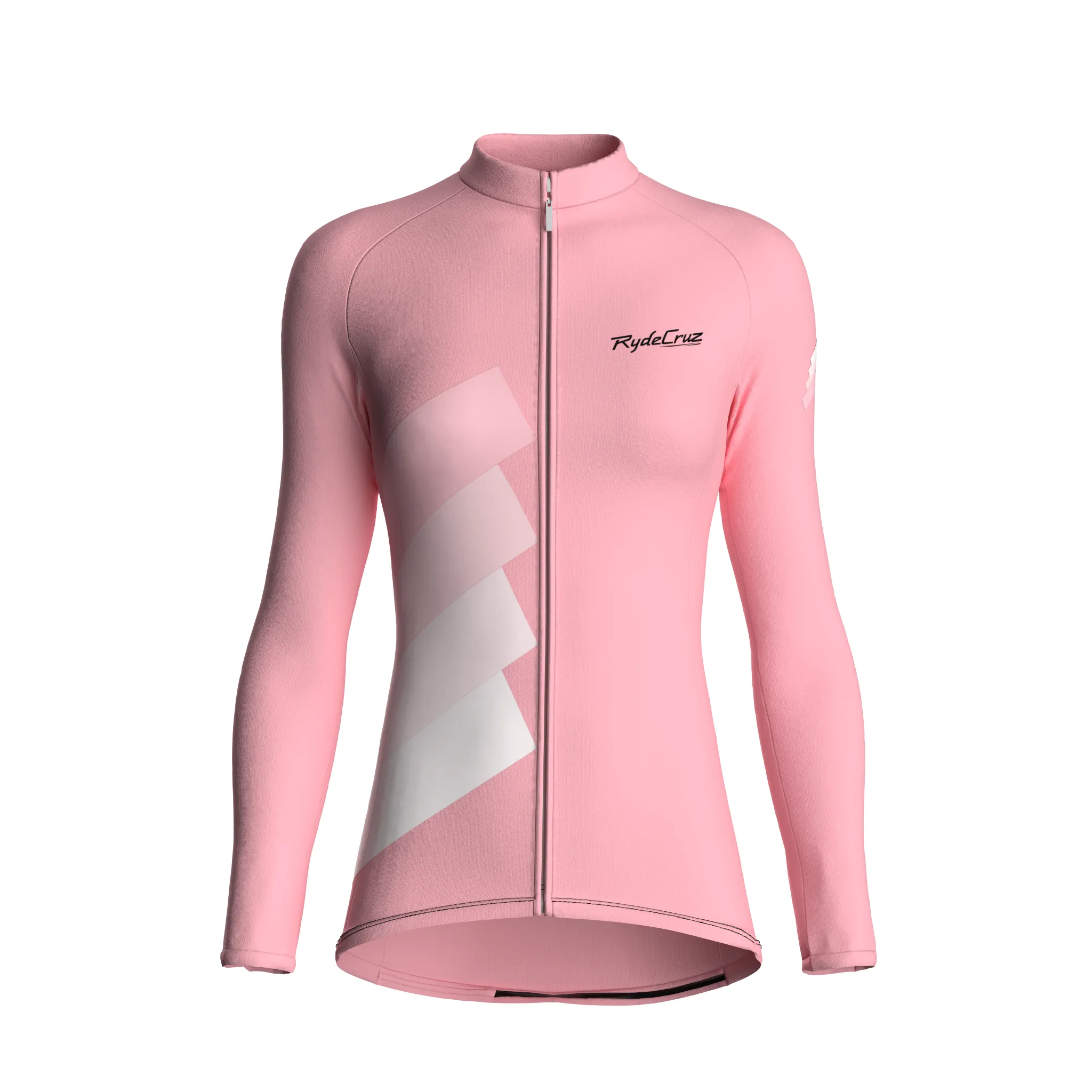 Synth Wave | Blush Pink Female Long Sleeves Jersey