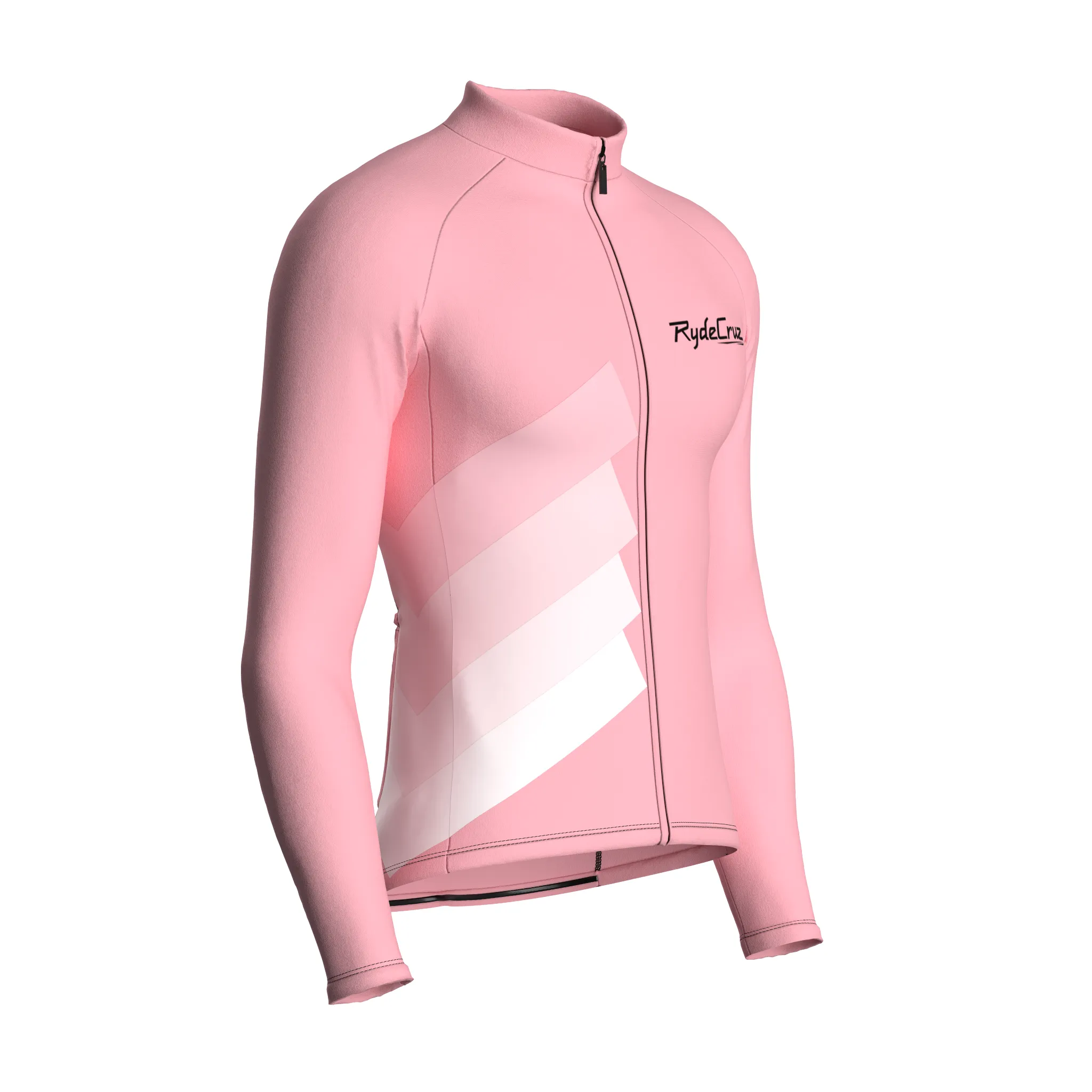 Synth Wave | Blush Pink Male Long Sleeves Jersey