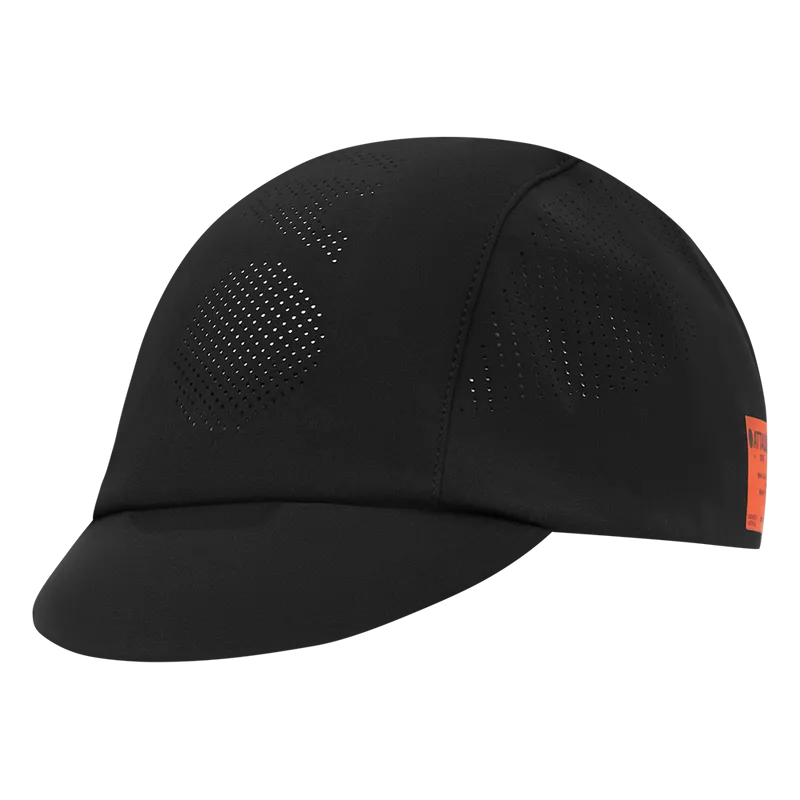 Tech Cap Vertical Logo Black