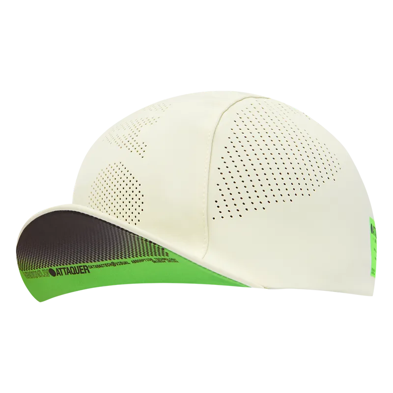 Tech Cap Vertical Logo Eggshell