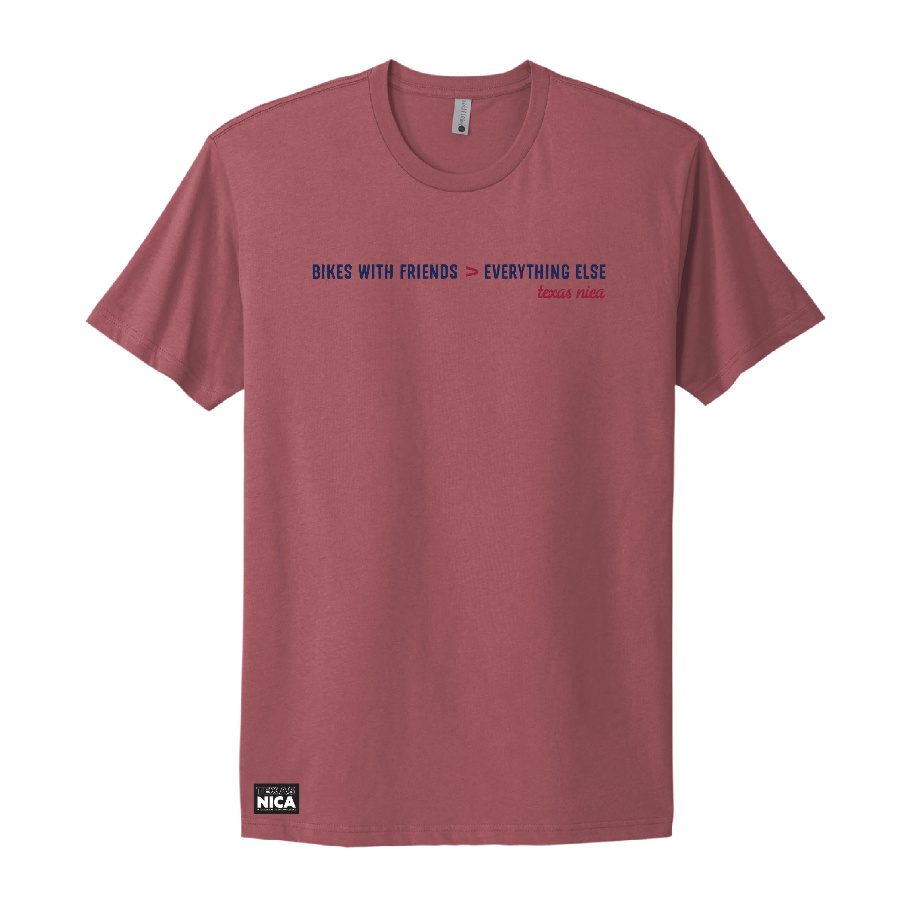 Texas NICA Bikes With Friends Tee
