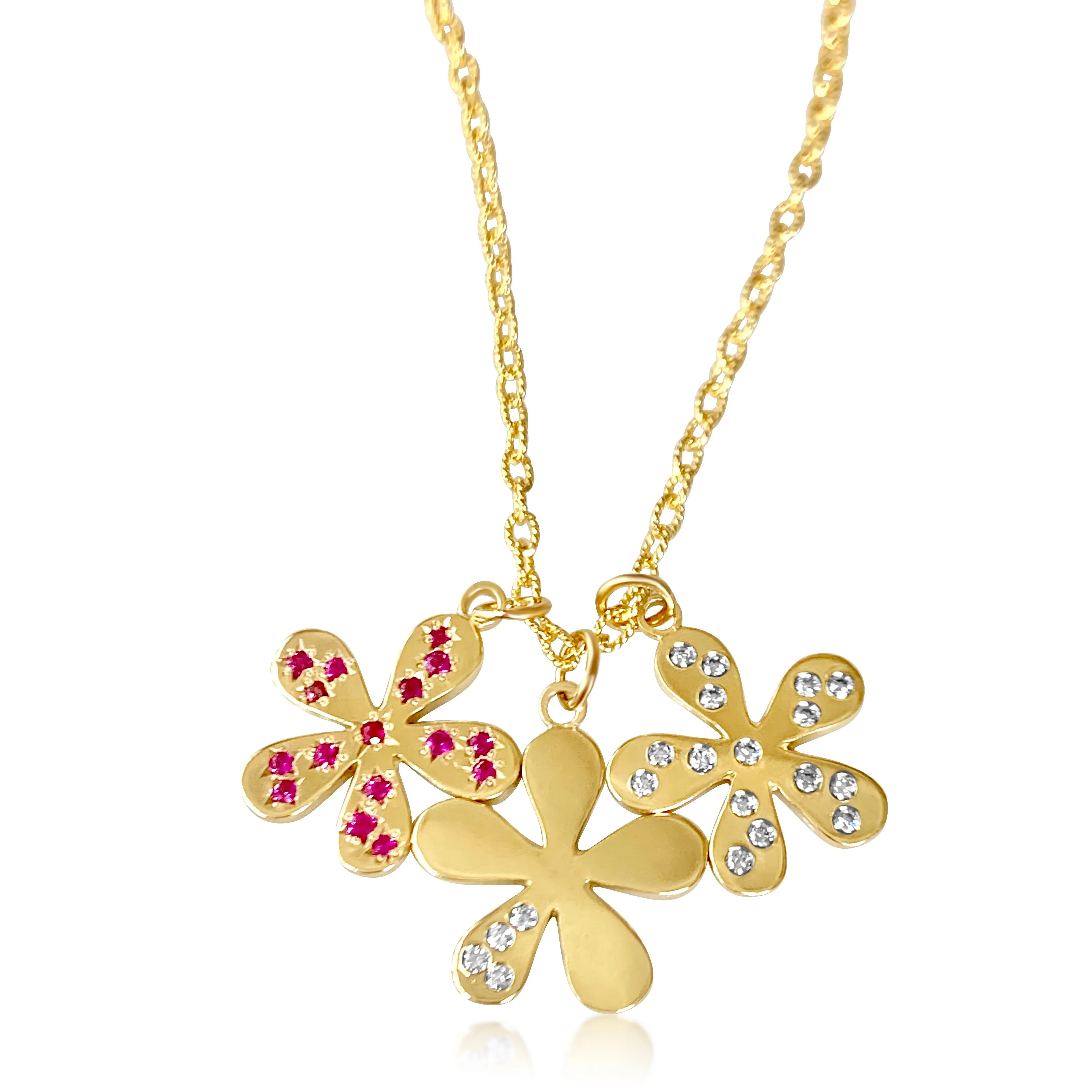 The Willow with Diamond Leaf Pendant