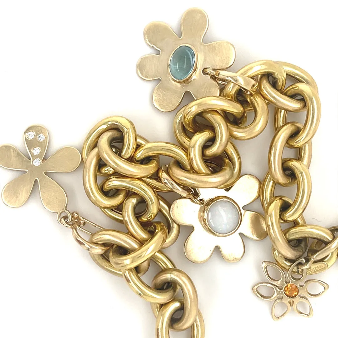 The Willow with Diamond Leaf Pendant