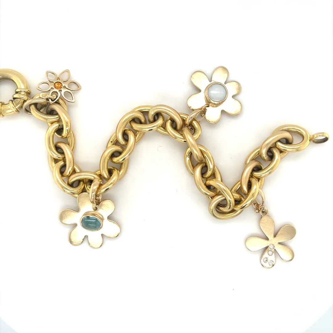 The Willow with Diamond Leaf Pendant