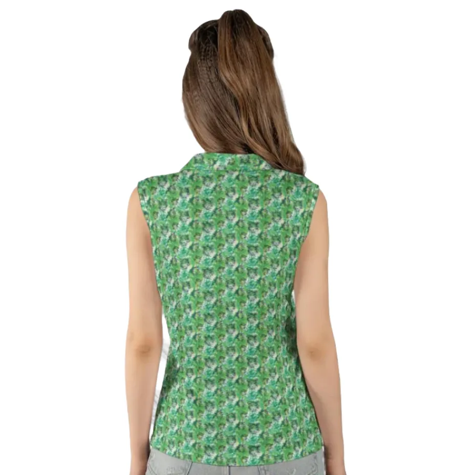 Tiger Print Women's Polo