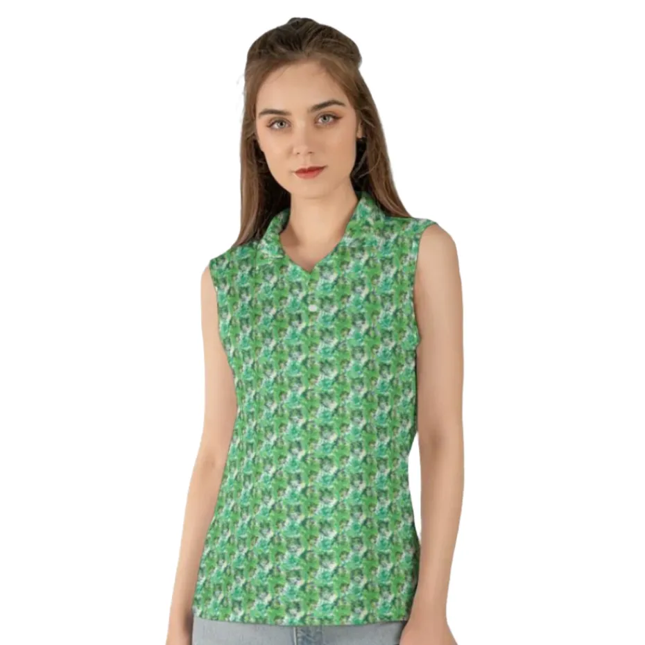 Tiger Print Women's Polo