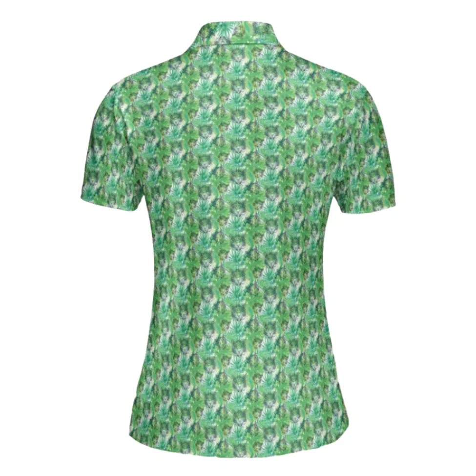 Tiger Print Women's Polo