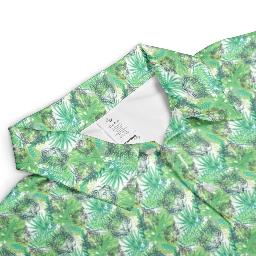 Tiger Print Women's Polo