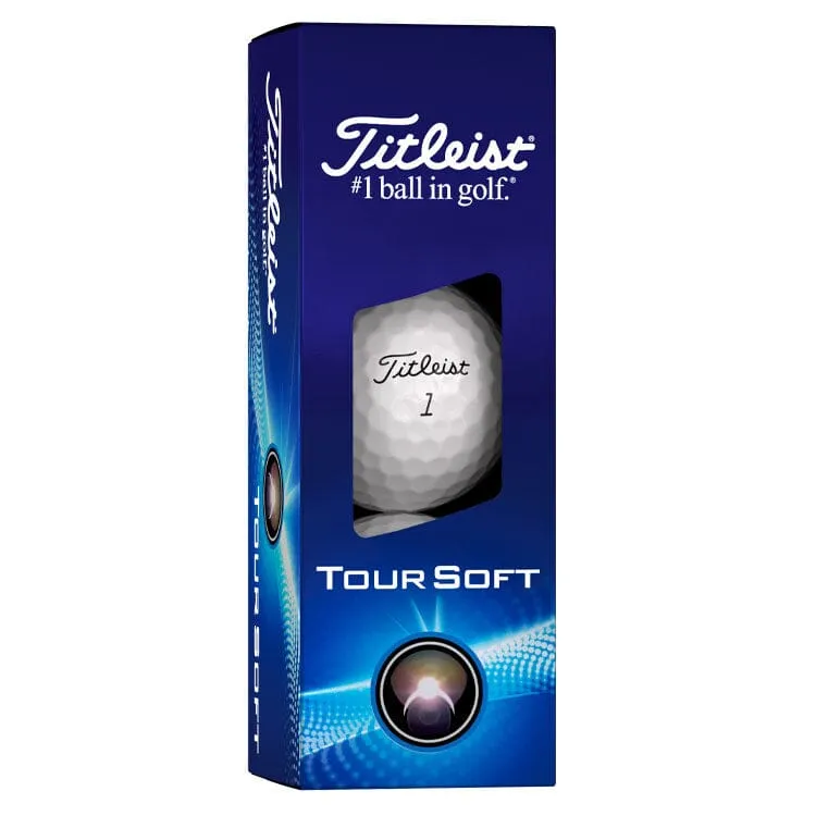 Titleist Tour Soft White Golf Balls 12Pk