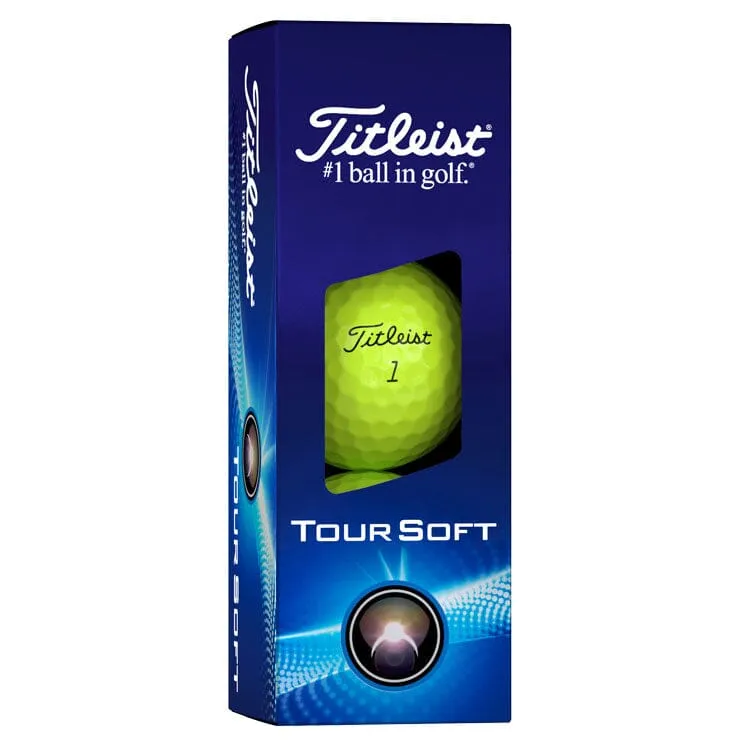 Titleist Tour Soft Yellow Golf Balls 12Pk