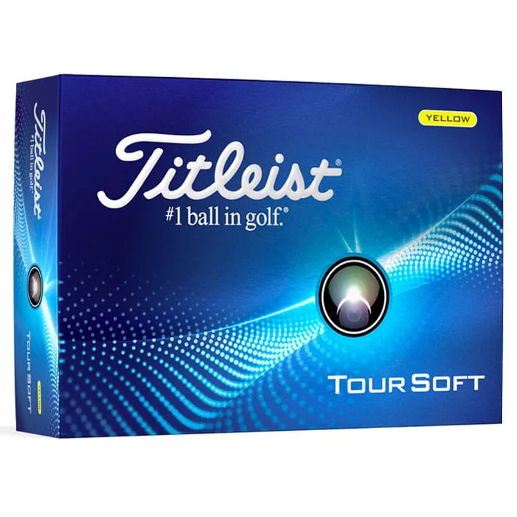 Titleist Tour Soft Yellow Golf Balls 12Pk