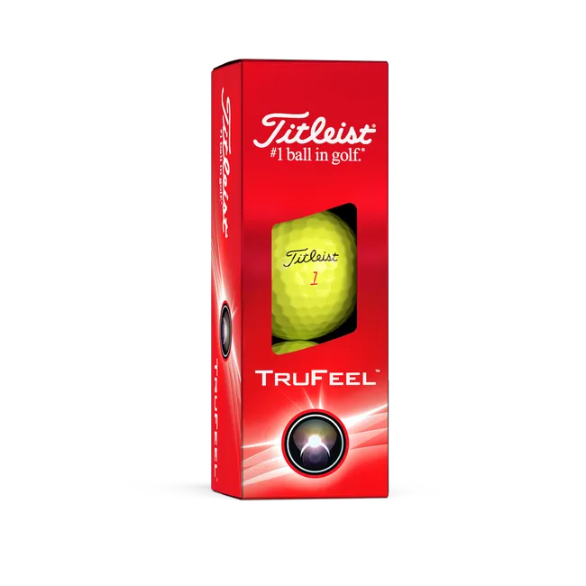 Titleist TruFeel Yellow Personalized Golf Balls
