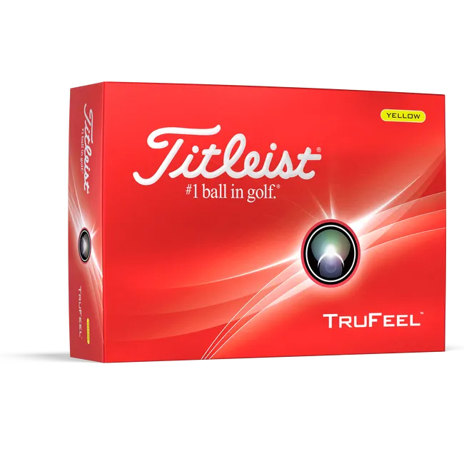 Titleist TruFeel Yellow Personalized Golf Balls
