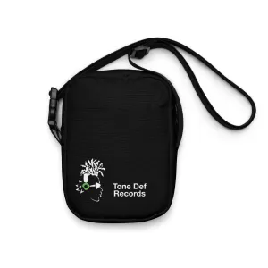 Tone Def Records x O/S Utility crossbody bag (Black)