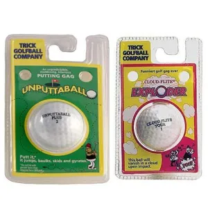 Trick Golf Ball Unputtable (#DBW002)