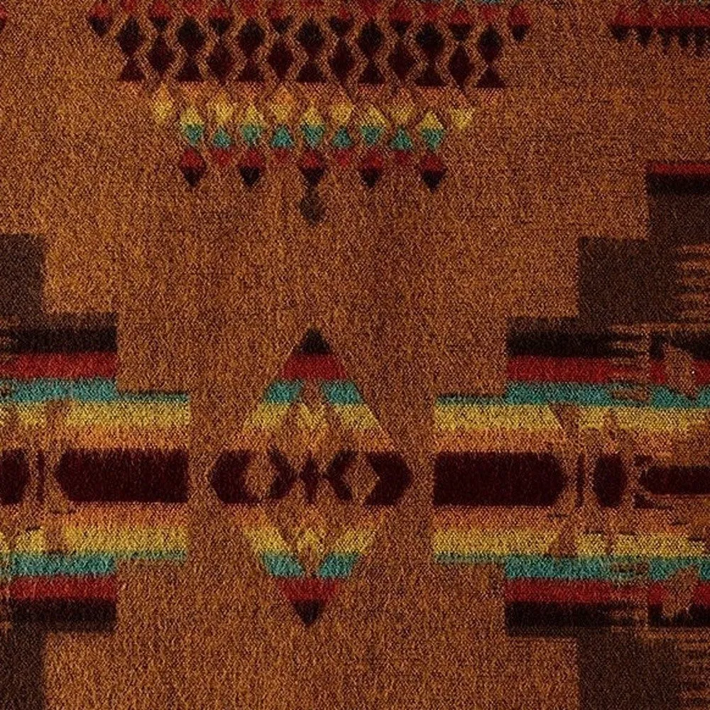 Ultra Soft Chocolate Brown Southwest Handmade Throw Blanket