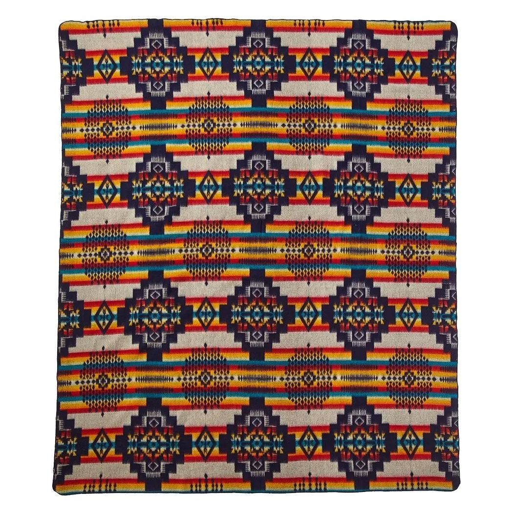 Ultra Soft Navy Blue Southwest Handmade Throw Blanket