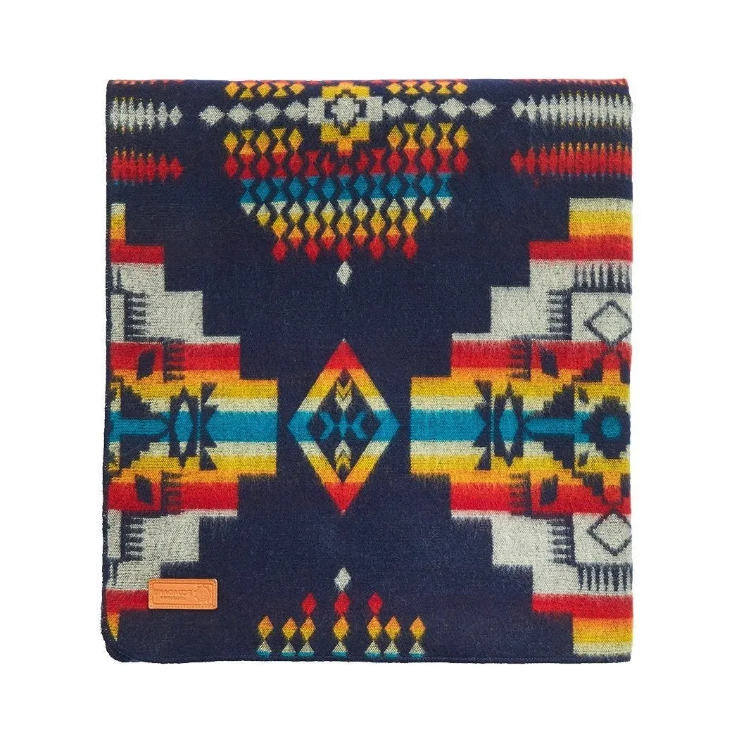 Ultra Soft Navy Blue Southwest Handmade Throw Blanket