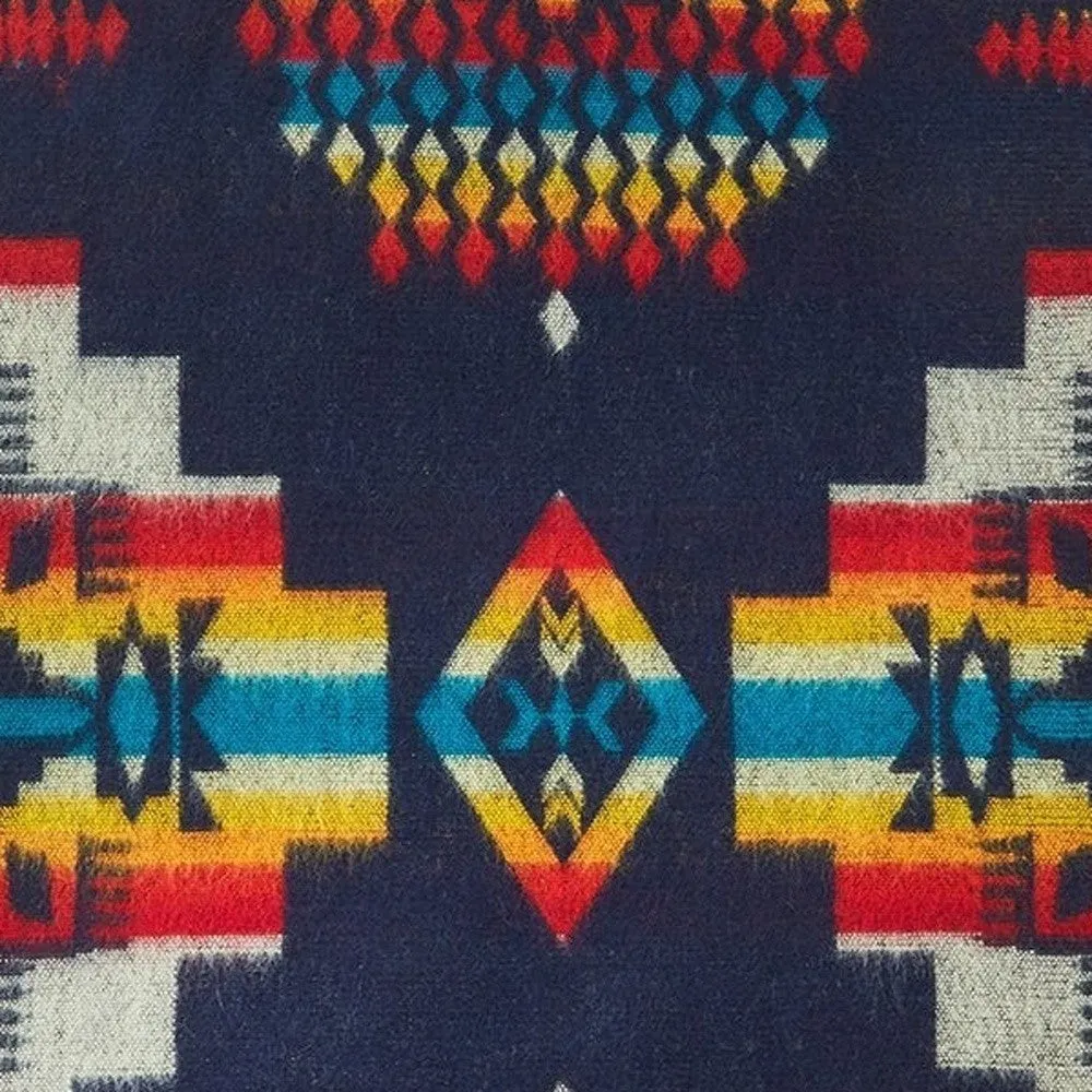 Ultra Soft Navy Blue Southwest Handmade Throw Blanket