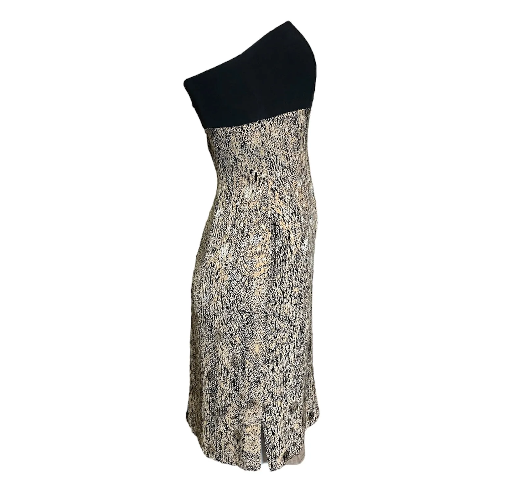 Unlabeled Galanos Day Into Evening Mini Dress with Chiffon