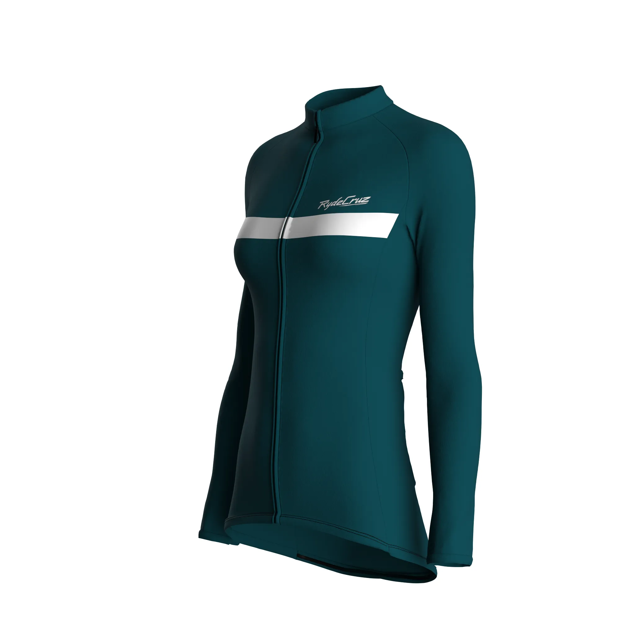 Urban Edge 1 | Midnight Green Female Long Sleeves Jersey