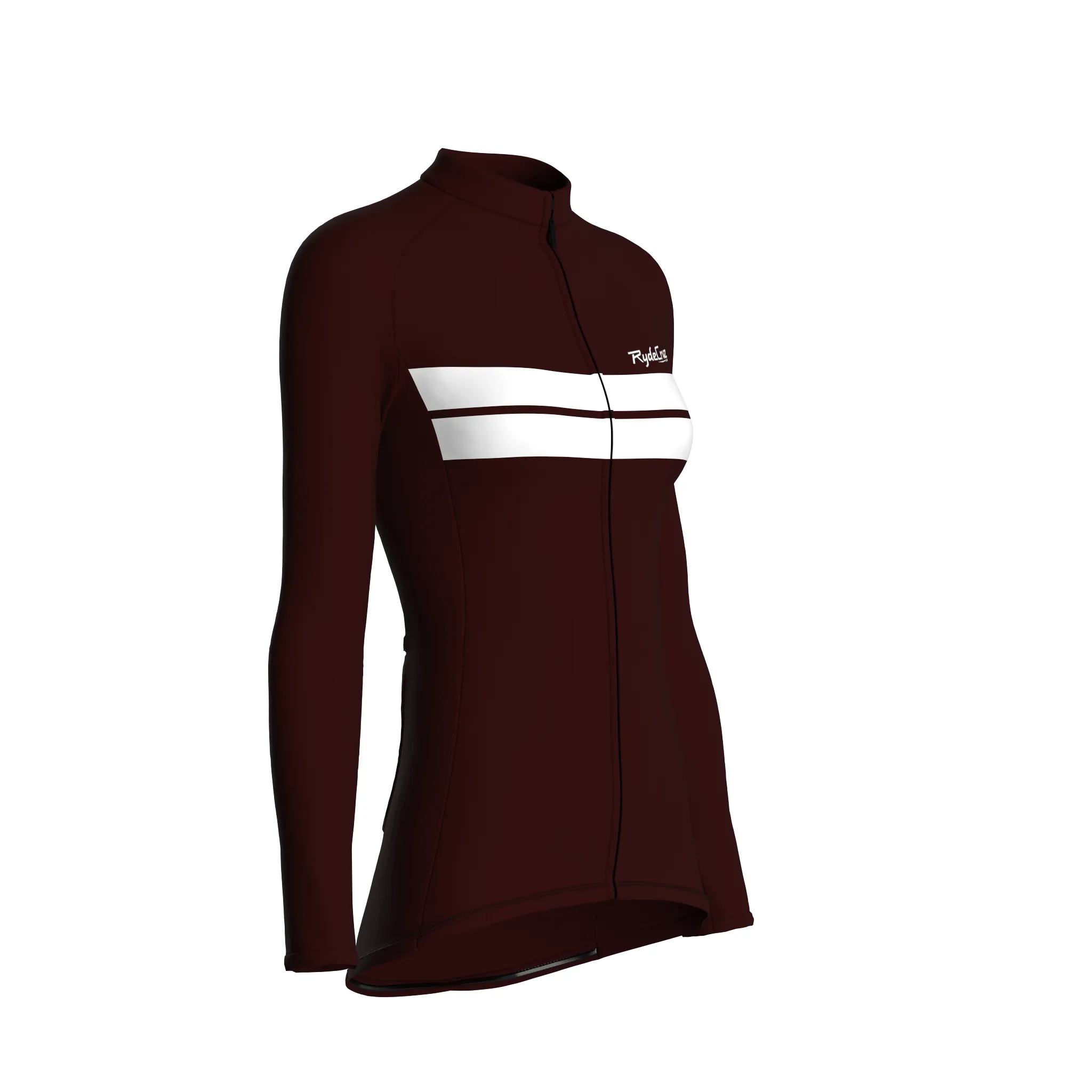 Urban Edge 2 | Dark Red Female Long Sleeves Jersey