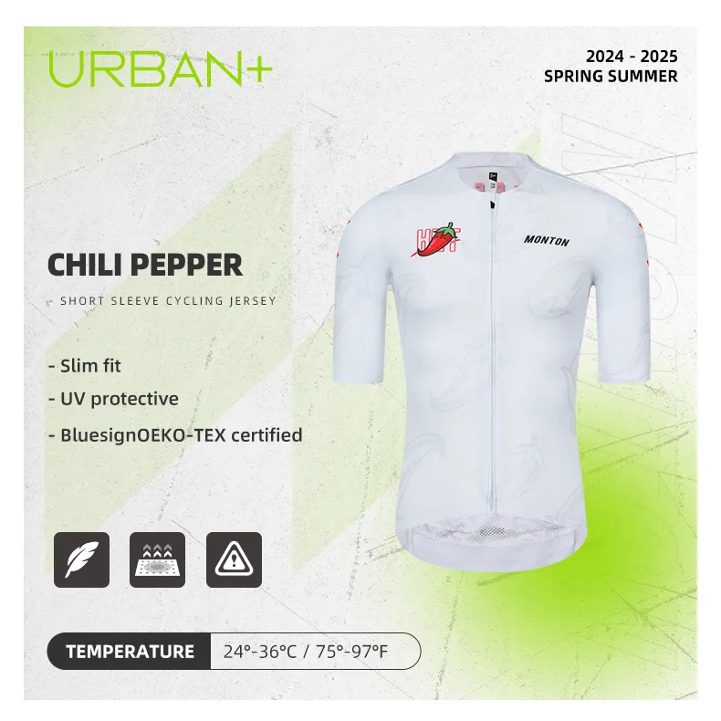 URBAN  MENS JERSEY CHILI PEPPER WHITE