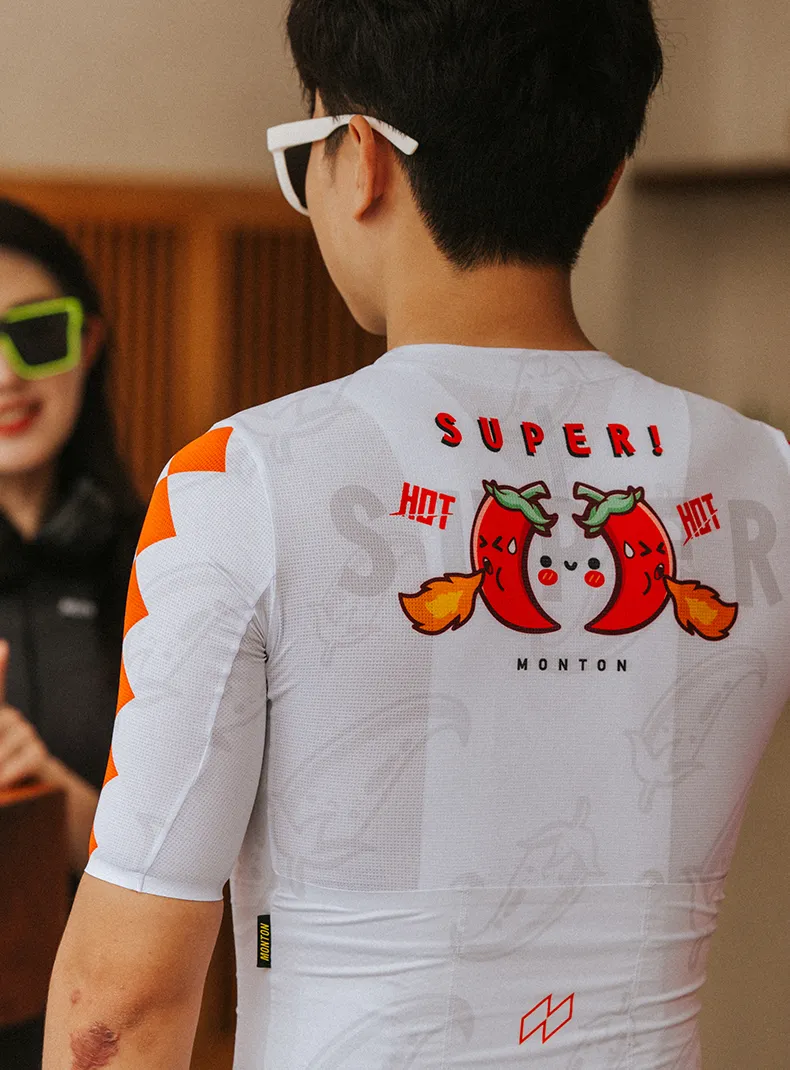 URBAN  MENS JERSEY CHILI PEPPER WHITE