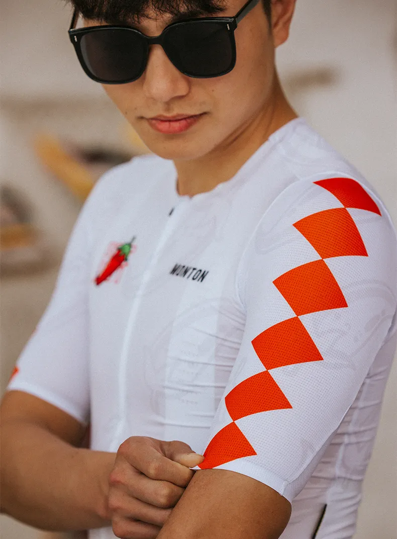 URBAN  MENS JERSEY CHILI PEPPER WHITE