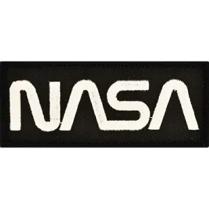 US Military NASA Logo Black Patch