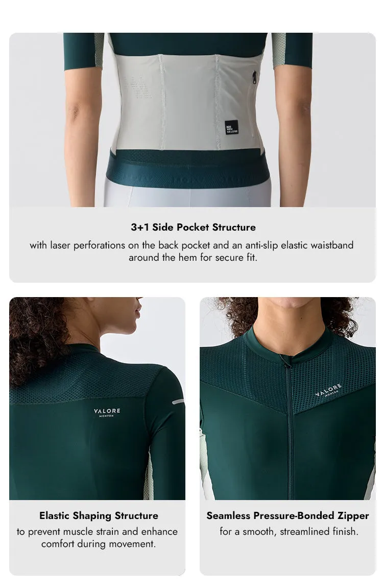 VALORE SHORT SLEEVE JERSEY WOMENS STRAORDINARIO GABLE GREEN