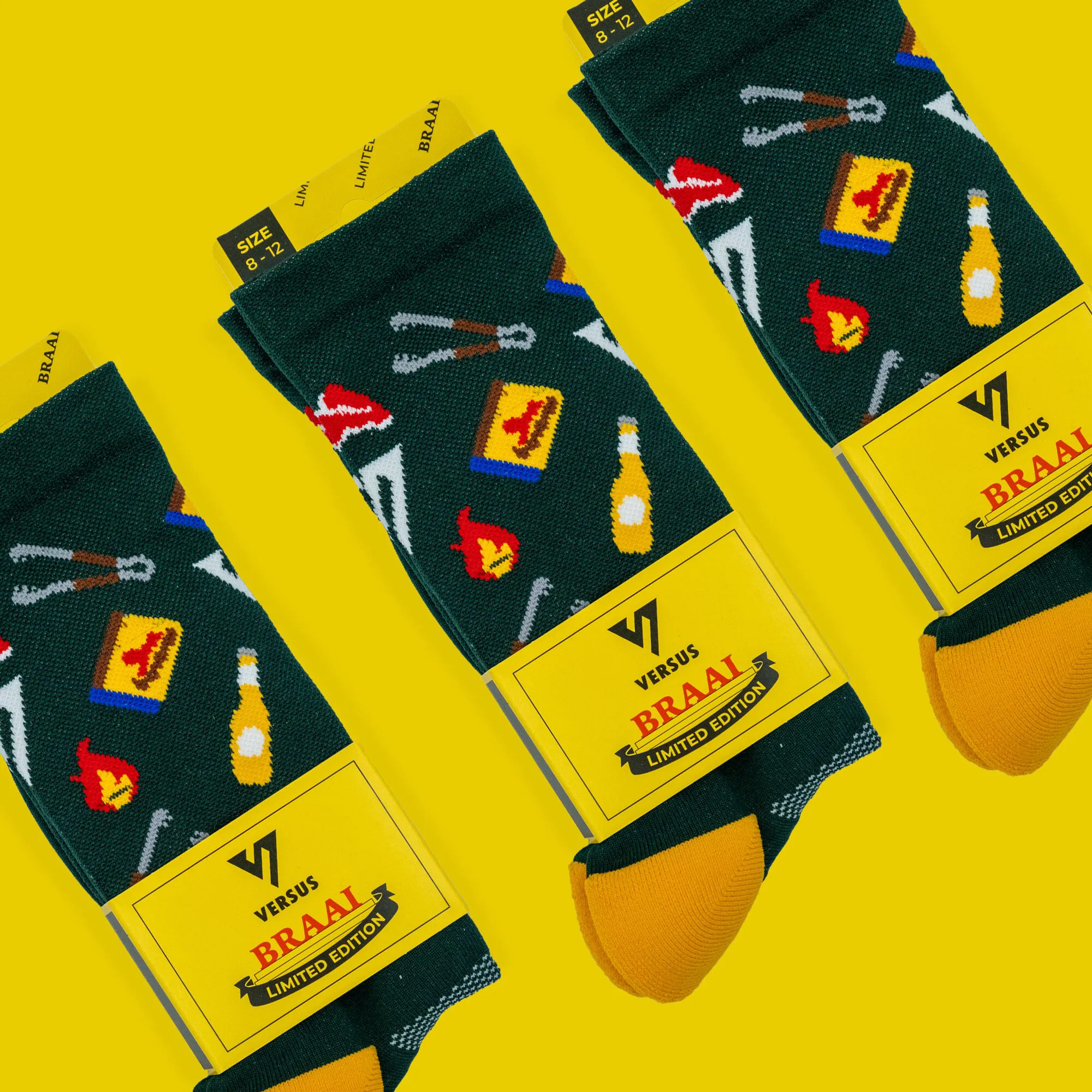 VERSUS BRAAI 2.0 ACTIVE SOCKS LIMITED EDITION