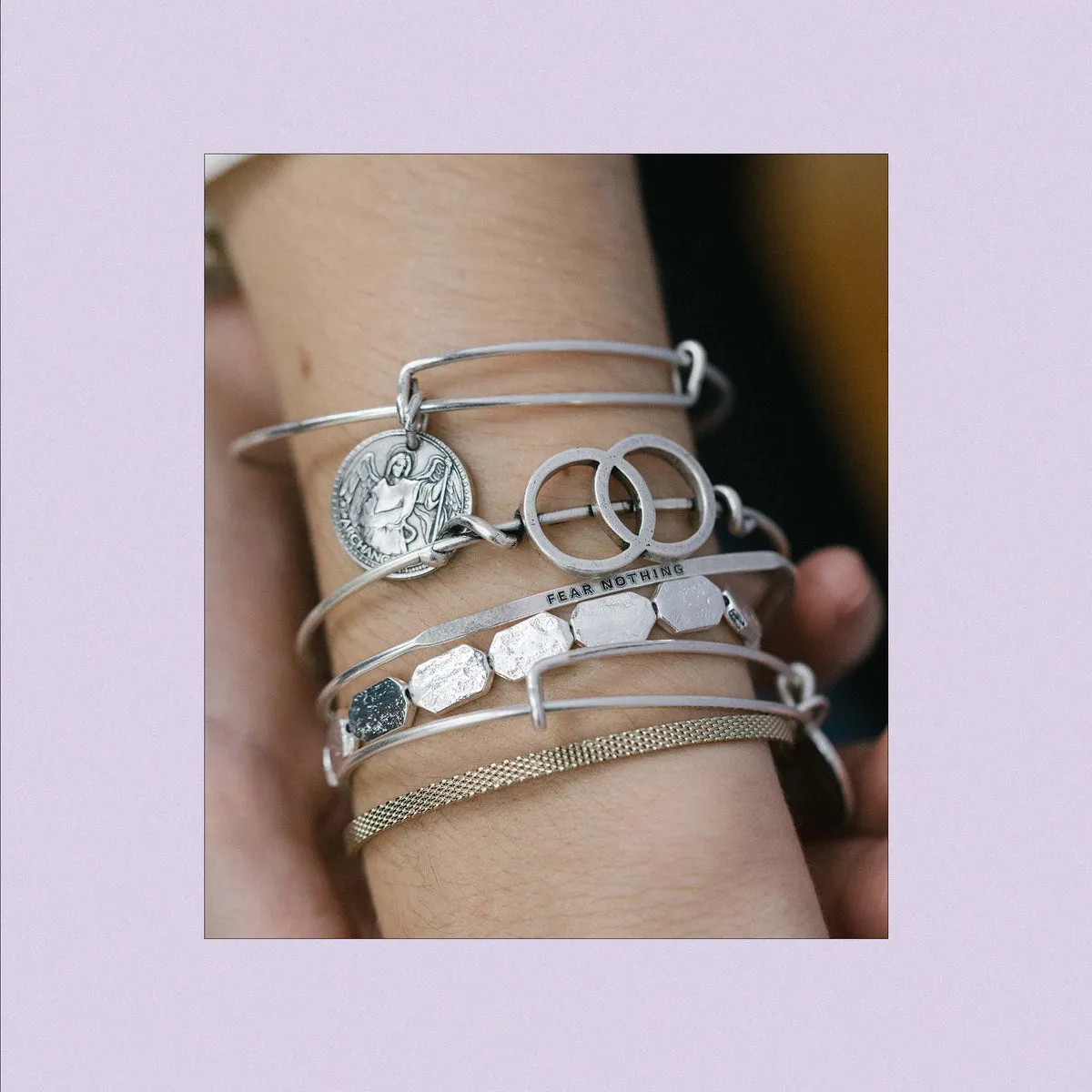 Vesica Piscis Expandable Bangle