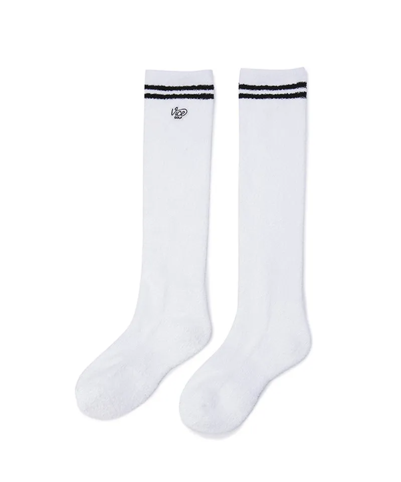 Vice Golf Atelier Tactel Knee Socks - White