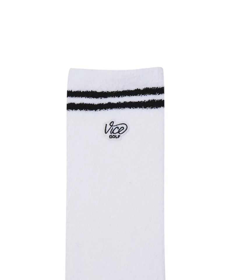 Vice Golf Atelier Tactel Knee Socks - White