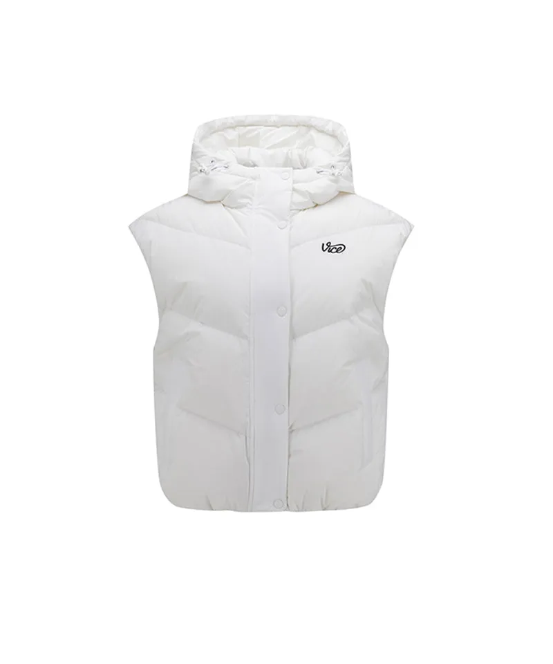 Vice Golf Atelier Women's  Hoodie Down Vest - 2 Colors