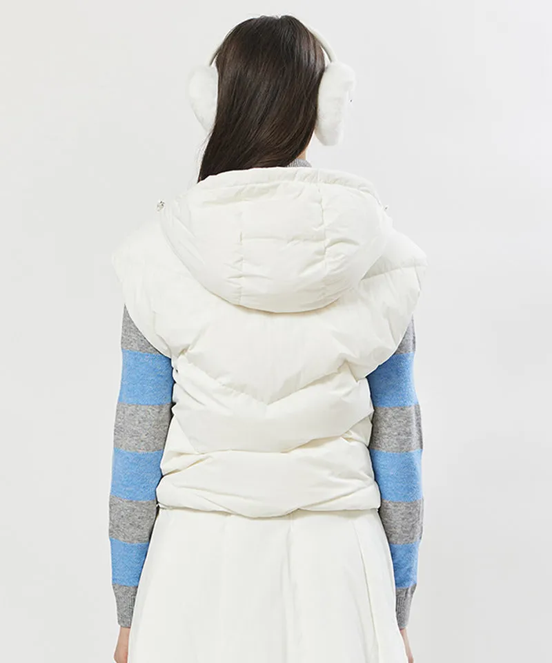 Vice Golf Atelier Women's  Hoodie Down Vest - 2 Colors