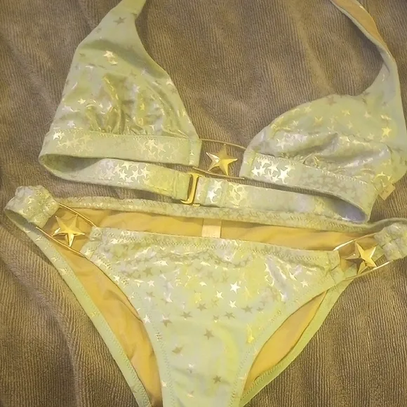 Victoria Secret Star-Patterned Bikini Set