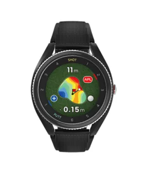 Voice Caddie T9 Golf GPS Watch W/ Green Undulation And V.AI 3.0 Black