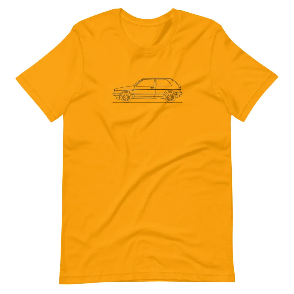 Volkswagen Golf GTI MK2 silhouette T-shirt