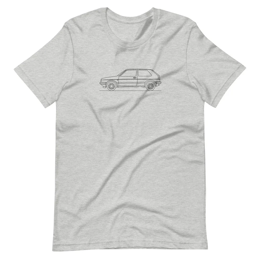Volkswagen Golf GTI MK2 silhouette T-shirt